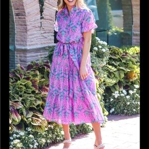 J. Marie Ivy floral midi dress